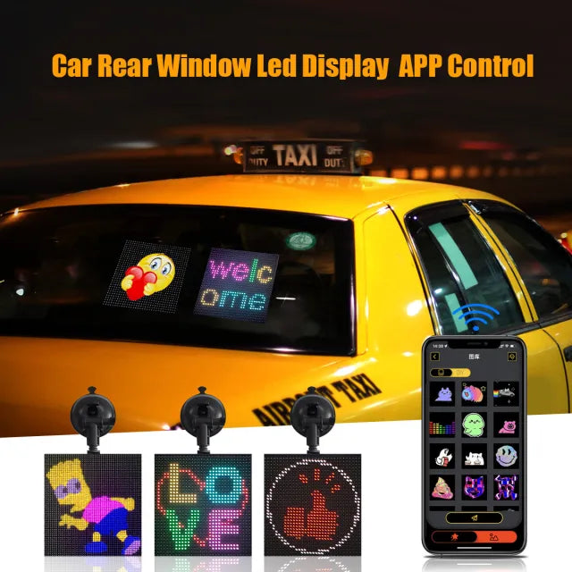 Car Rear Window LED Display