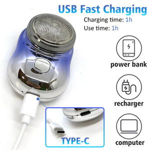 Mini Portable USB Rechargeable Electric Shaver