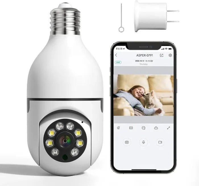 Night Vision Wireless Bulb Camera