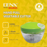 Hand pull vegetable cutter